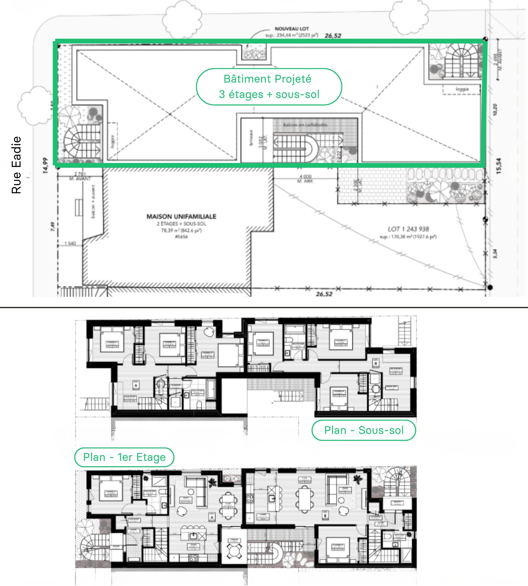 5656 Rue Eadie - Projet Potentiel