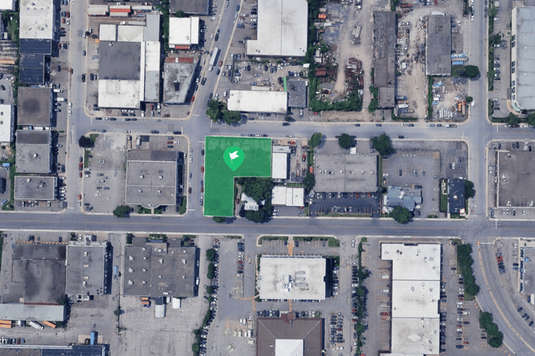 6695 rue Jarry Est - Bird view