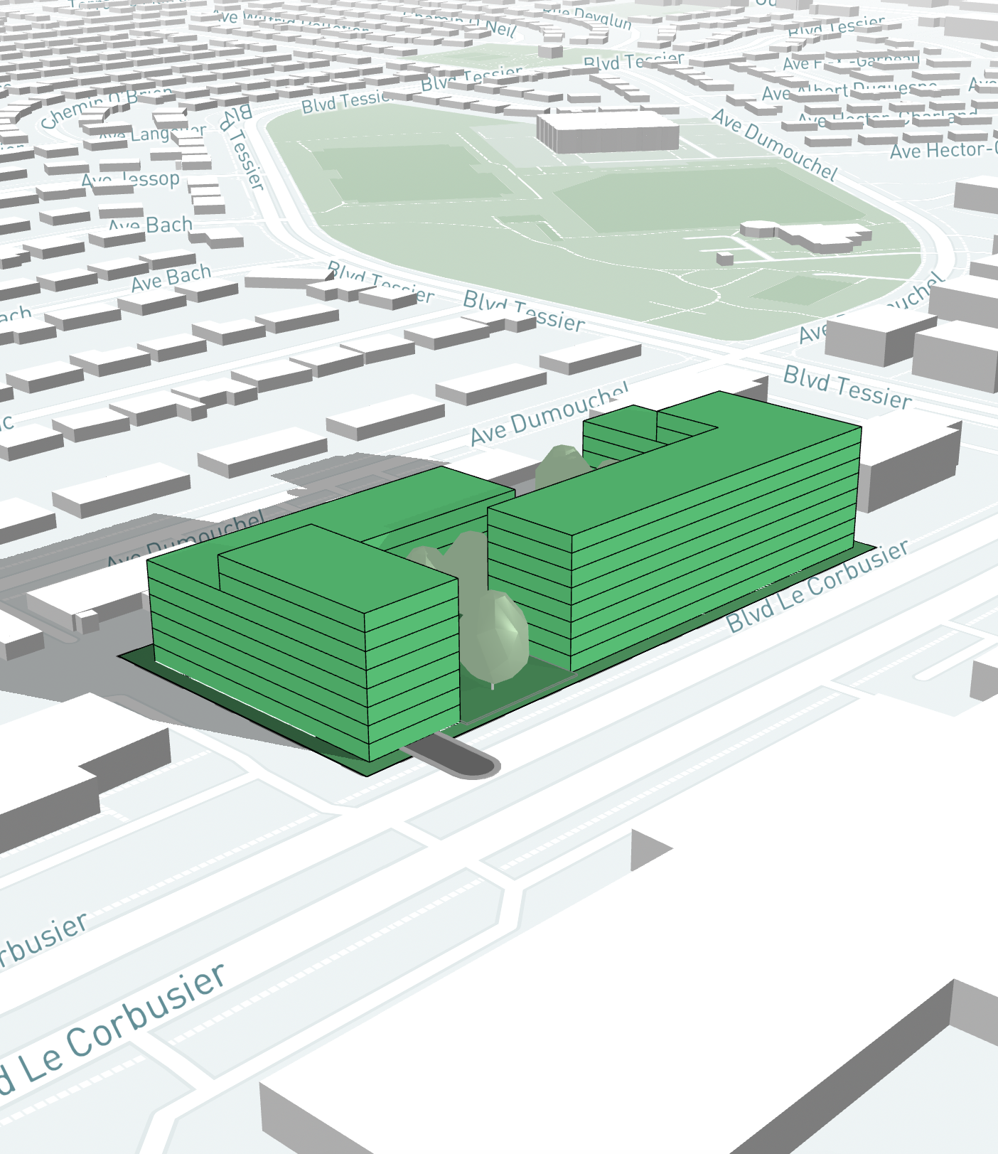 Boulevard le Corbusier - Projet potentiel