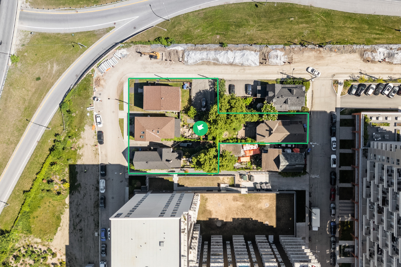 348-354 Rue Champlain - Bird view